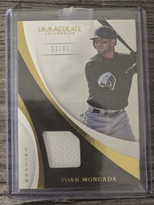 Panini Immaculate Collection 2017 - Material Inmaculado Yoan Moncada Foto 1 de 4