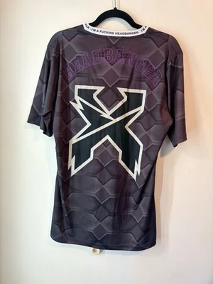 Excision Im A Fuc**** Headbanger Shirt Mens Large Purple Dubstep EDM Rave Band - Image 1 of 4