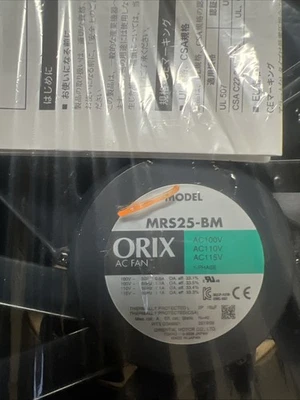 ORIENTAL MOTOR MRS 25-BM 10 ДЮЙМОВ ВЕНТИЛЯТОР ПЕРЕМЕННОГО ТОКА С СИГНАЛИЗАЦИЕЙ SPD TOCCO - Изображение 1 из 3