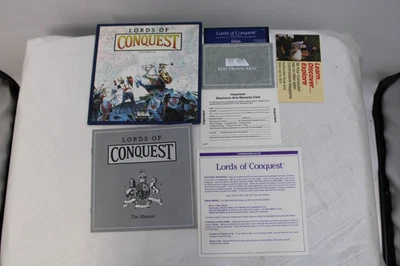 Lords of Conquest (Commodore 64, 1983) Complete! Box Manual FREE SHIPPING! - Image 1 of 4