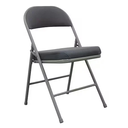 Silla Plegable Acolchada, Gris, 300 Lb., 13V428 Foto 1 de 1