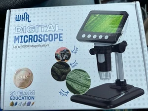 WKR Digital Microscope 1000x Magnification - Great For Coins - Picture 1 of 1