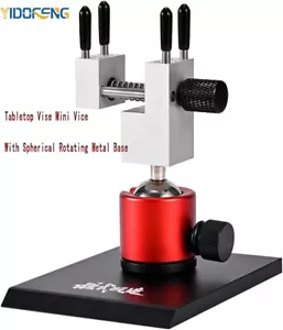 Tornillo de mesa ajustable mini vicio con base metálica giratoria esférica para hágalo usted mismo - Imagen 1 de 8