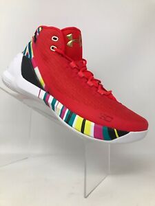 Under Armour UA Steph Curry 3 Chinese New Year Basketball 1269279-984 Men 10.5
