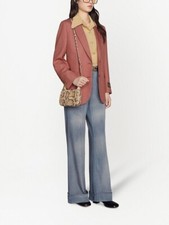 Gucci 2022 wide leg jeans w/tags/box size 29 women blue fade