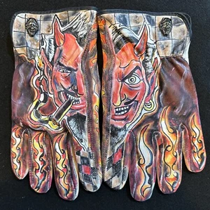 Motorcycle Gloves Leather - Foto 1 di 22