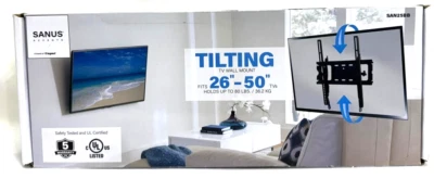 Sanus Accents Medium Tilting TV Wall Mount for 26"-50" TVs Model (SAN25BB) - Image 1 of 2