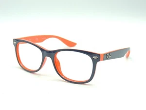 Ray Ban RJ 9052 Kids Navy Orange Sunglass Eyeglass Frames 47 15 125 - Picture 1 of 10