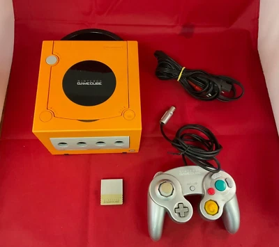 Nintendo GameCube Orange Console DOL-101  W/Controller Tested Japan - Image 1 of 4