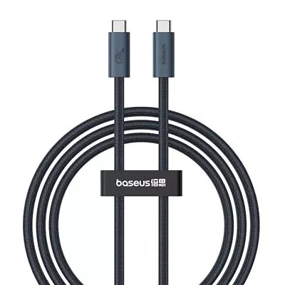 USB-C type male to usb-c male Cable 1m, 240W USB4, 40Gbps, BASEUS - Image 1 of 4
