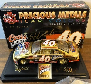 Racing Champions #40 Sterling Marlin 24K Gold Coors Light John Wayne Pilgrim Car - Picture 1 of 8