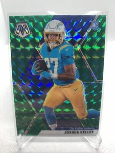 NFL 2020 Joshua Kelly Rookie Mosaic PRIZM Green Refractor Chargers RC - Picture 1 of 2