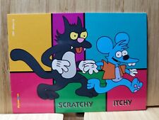 The Simpsons Down Under🏆1996 Tempo #18 ITCHY & SCRATCHY Trading Card🏆 