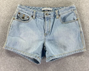 Tommy Hilfiger Jean Short Women's Size 8 Light Wash Button Retro Vintage 90's - Picture 1 of 10