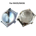39mm Sapphire Glass Case Fit For NH35 NH36 Watch Movement 50M Water Resistance