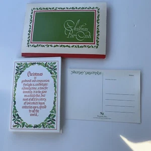 Vintage Current Designs Christmas Post Cards Unused 27 Cards Holly Berry - Picture 1 of 10