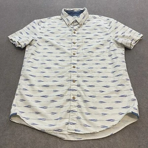 American Eagle Shirt Adult Medium Aztec Short Sleeve Casual Men's Southwestern - Picture 1 of 13