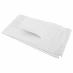 10x Mens Large White Square Handkerchief Soft Poly Cotton Hankies Hankerchiefs - Picture 1 of 3