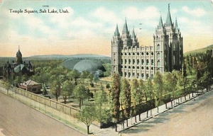 Postkarte Temple Square Salt Lake City Utah - Bild 1 von 2