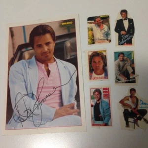 DON JOHNSON autogrammkarte, stickers, Bravo magazine 1980's - Bild 1 von 5
