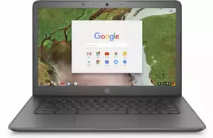 14.0" Touch Screen HP Chromebook 14 inch 32GB 1.8GHz 4GB RAM Grey HDMI WIFI CAM - Picture 1 of 4