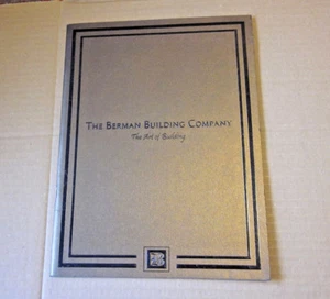 BERMAN BUILDING COMPANY full-color book Sylvania catalog OHIO luxury homes villa - Bild 1 von 3