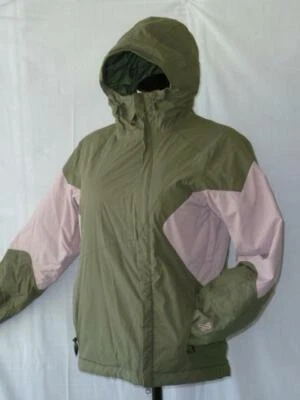 K2 SNOWBOARD ESQUÍ INVIERNO PARKA SALVIA Y ROSA CINTA DE CONCIENTIZACIÓN SOBRE EL CÁNCER DE MAMA Wm M Foto 1 de 4