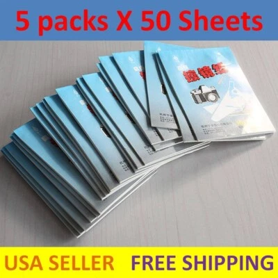 GDEB TUCANA PRO 5X 50 Sheets Soft Camera Lens Optics Tissue Cleaning Paper Wipes US Seller