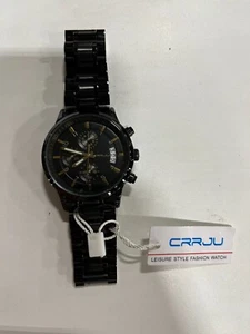 CRRJU Men's Fashion Luxury Casual Stainless Steel Watches Japan Movement - Picture 1 of 2