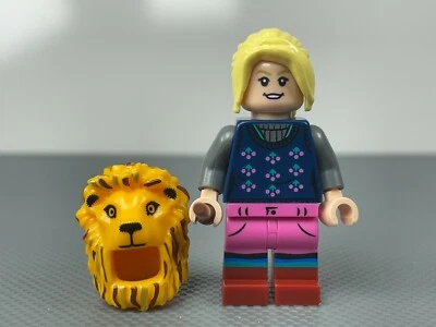 Luna Lovegood Harry Potter LEGO Minifigure CMF Series 2 Figure Lion Mask - Image 1 of 4