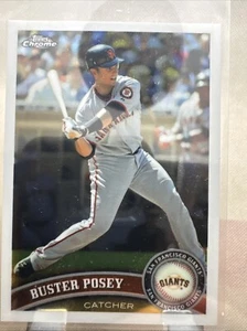 Buster Posey 2011 Topps Chrome #1 San Francisco Giants - Picture 1 of 2