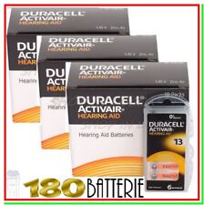 180 DURACELL 13 PR48 Batterie ACTIVAIR Protesi Pile per Apparecchi Acustici