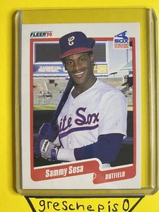 1990 Fleer Sammy Sosa #548 Rookie Card. greschepis0 - Imagen 1 de 2
