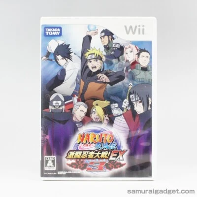 Naruto: Clash of Ninja Revolution 3 Nintendo Wii [Japan Import] Region:Japan - Image 1 of 4