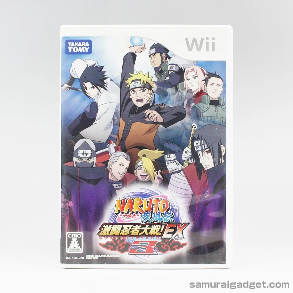 Naruto: Clash of Ninja Revolution 3 Nintendo Wii [Japan Import] Region:Japan - Image 1 of 4