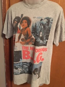 Vintage Notorious B.I.G. Single Graphic Print T-Shirt Men’s M *VERY RARE - Picture 1 of 8