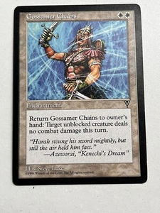 Magic The Gathering VISIONS GOSSAMER CHAINS white card MTG - Picture 1 of 3