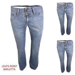 jeans engineered levi's 136 chiaro taglia W26 27 31 32 a zampa di elefante donna - Picture 1 of 8