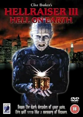 Hellraiser 3 - Hell On Earth (DVD-2004, 1-Disc) R2. Terry Farrell. "GORY MAYHEM" - Image 1 of 4
