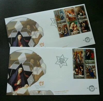 [SJ] Holland Christmas 2005 Netherlands (FDC pair) - Image 1 of 4