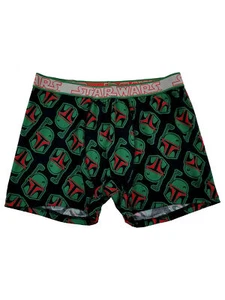 Calzoncillos boxer Boba Fett negros de Star Wars para hombre M - Imagen 1 de 1