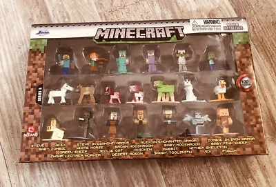 MINECRAFT NANO METALFIGS SET OF 20 DIECAST FIGURES 2021 SERIES 6 BRAND NEW GIFT - Image 1 of 4