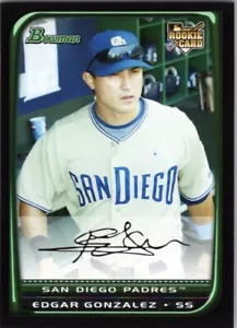 2008 Bowman Draft #BDP44 Edgar Gonzalez (RC) San Diego Padres - Picture 1 of 2