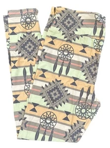 TC Lularoe Leggings Tribal Southwest Aztec Dream Catcher Size 12-18 NEW 275767 - Picture 1 of 4