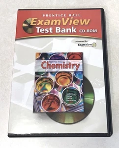 ExamView Test Bank: Prentice Hall CHEMISTRY Multimedia CD Test Generator VG+ - Picture 1 of 6