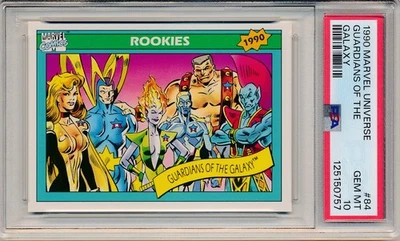 1990 MARVEL UNIVERSE GUARDIANS OF THE GALAXY #84 PSA 10 GEM MINT - Image 1 of 2