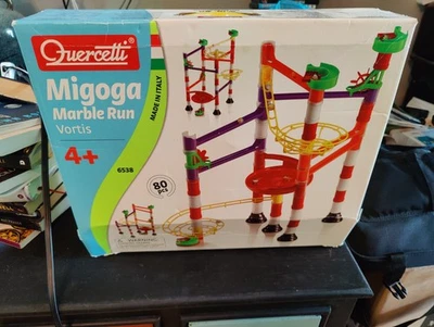 Quercetti Migoga Marble Run Vortis 6538. Made in Italy! Not complete. 75 pieces - Image 1 of 3