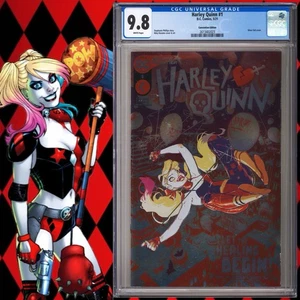 CGC 9.8 Harley Quinn #1 Foil Convention Edition Variant 2021 - Picture 1 of 2