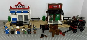 Lego 6765 Western Cowboys Gold City Junction Set Vintage Minifigures 1996 - Picture 1 of 8