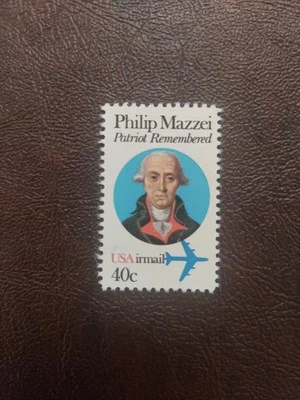 Scott#98A, Two 40 Cent Philip Mazzei, 1-11x11, 1-10.5x11.25 Perf., MNH, VF - Image 1 of 4